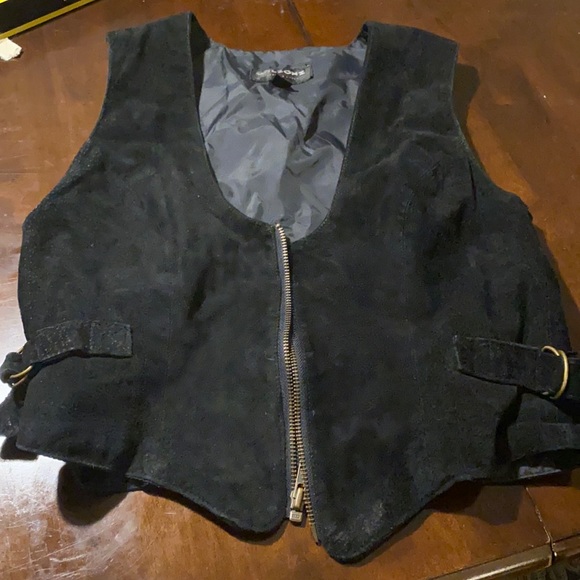 Wilsons Leather Tops - WILSONS LEATHER MINI VEST